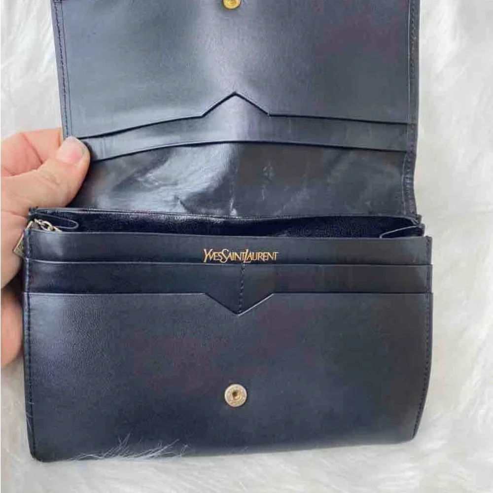 Vintage Preloved YSL Wallet, Authentic - Picture 3 of 13